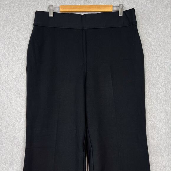 Spanx Black The Perfect Double Split Wide Leg High Waisted Pant Size 1X - Picture 3 of 10